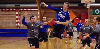 Underholdende håndbold i Tornby Hallen