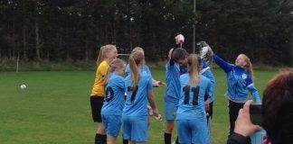 U13 pigerne fra Team Horne/Hirtshals blandt de 24 bedste i Jylland