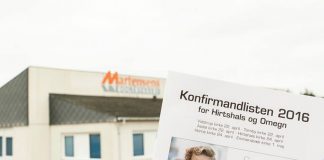 Konfirmandlisten er kommet i postkassen