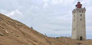 AVV legede arkæologer med TV2 Nord ved Rubjerg Knude