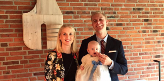 Stort tillykke med dåben til forældrene og Johan Dam Atlason