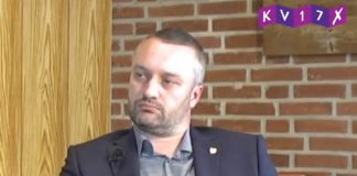 Knud Størup i samtale med Per Hyldig fra Dansk Folkeparti