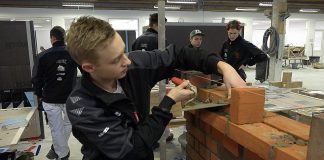 Lokale murerlærlinge til DM i Skills