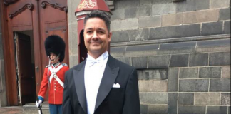 Jens Otto Størup til Nytårskur hos Dronning Margrethe og Kronprinsen på Christiansborg