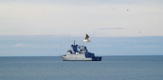 Tysk krigsskib ud for Hirtshals