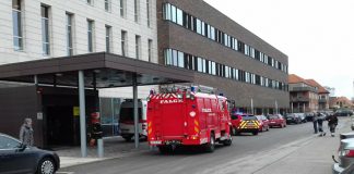 Byggestøv udløste torsdag brandalarm på sygehuset