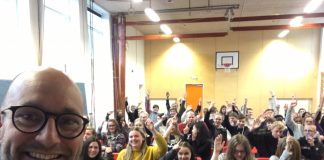 Elever på Hirtshals Skole udfordrede Rasmus Prehn