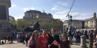 René Ejstrup Larsen flot over målstregen i London