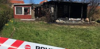Gammelt kolonihavehus gik igen op i røg i Hjørring