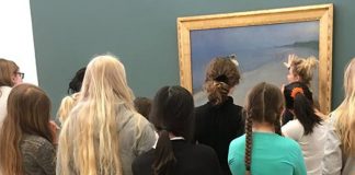 Billedskolens elever fik inspiration af Skagensmalerne