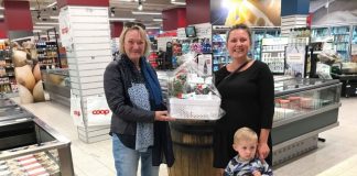 Trine og Magnus vandt kurv fra Änglemark i SuperBrugsen