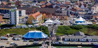 Naturmødet 2018 set fra oven med drone fra Horizon Lab