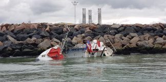 Fiskekutter påsejlede dækmolen ved Hirtshals Havn