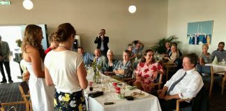 Fantastisk fejring og flot tale af døtrene til Per Windahl Jensen