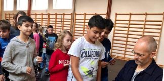 Forfatter Kasper Hoff besøgte tirsdag Hirtshals Skole