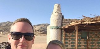 Emma og Claus i Egypten