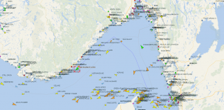 Bergensfjord ændrede kurs på sejlads mod Kristiansand