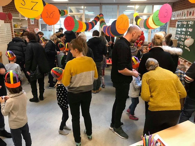 Bevægelse Blaze i går Børnehaveklassen fejrede festligt 100 dages jubilæum i Bindslev -  FlaskePosten