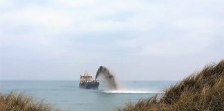 Sandfodring ud for Hirtshals Fyr