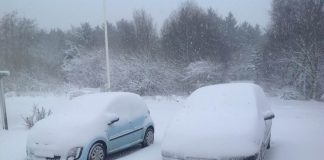 Masser af sne i Vendsyssel