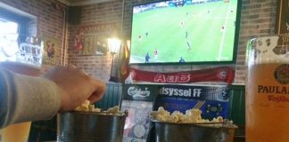 Admiralen, den irske, lækre pizzaer, lidt øl og kun ét point