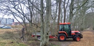 Øjeblikket: Forårs-oprydning på sygehusstien