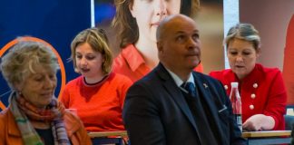 Stort portræt af stemmeslugeren Søren Gade fra Venstre