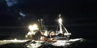Fiskefartøj og slæbebåd stødt sammen nord for Skagen