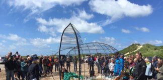 Affaldsfisk indviet ved folkefesten