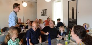 Skatteministeren var afrydder på Restaurant Tannishus og debatterede på Bryghuset Vendia