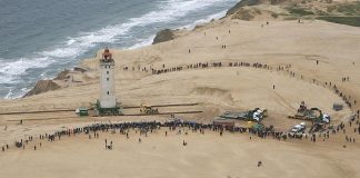 Trafikken gled let og ligesådan gjorde Rubjerg Knude Fyr