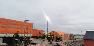 Stor øvelse på Hirtshals Havn