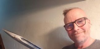 Bajonet doneret til Bunkergruppen Hirtshals