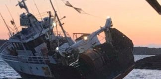 Synne er tidligere grundstødt