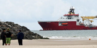 Polar King er i gang med kabellægning mellem Hirtshals og Larvik